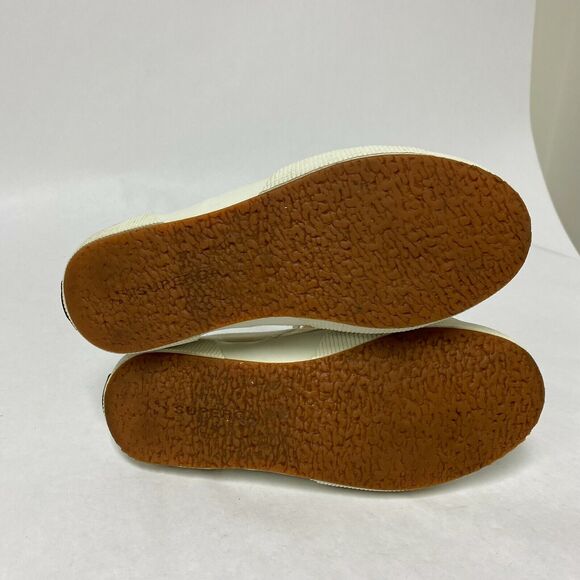 Superga Cotu Casual Canvas Sneakers Shoes Beige Men’s 5.5 / Women’s Size 7 - Picture 5 of 8